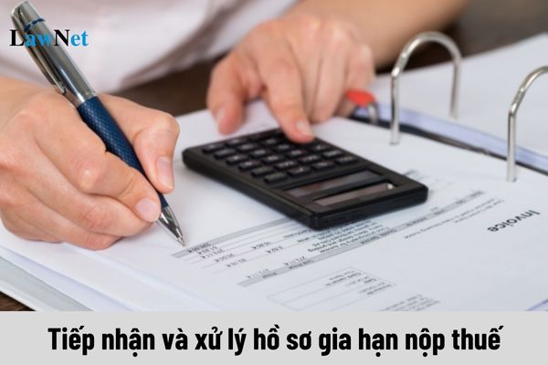 How to receive and process tax payment extension dossiers?