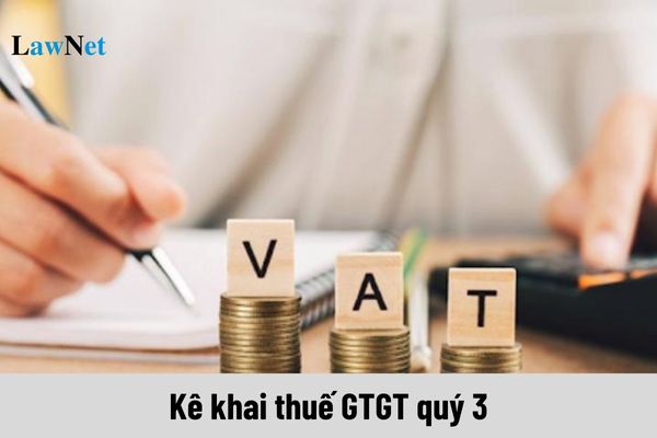 Chọn PL142/2024/QH15 trên HTKK kê khai thuế GTGT quý 3/2024?