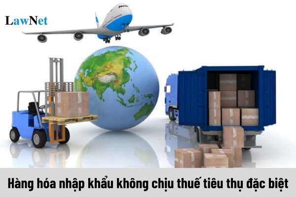 Loại hàng hóa nhập khẩu nào không phải chịu thuế tiêu thụ đặc biệt?