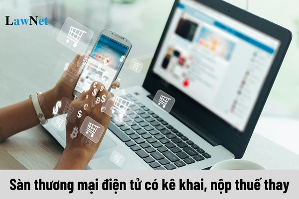 Sàn thương mại điện tử có kê khai, nộp thuế thay cho cá nhân kinh doanh trên sàn không?