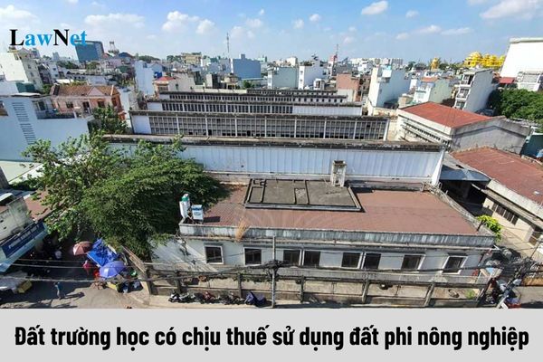 Đất trường học có chịu thuế sử dụng đất phi nông nghiệp không?