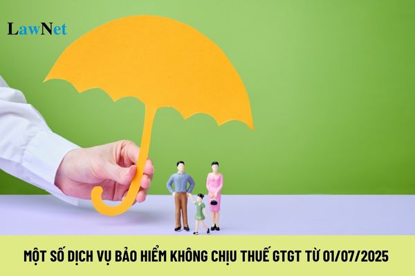 dịch vụ bảo hiểm không chịu thuế GTGT