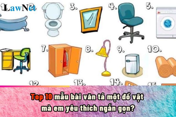 Top 10 mẫu bài văn tả một đồ vật mà em yêu thích ngắn gọn?