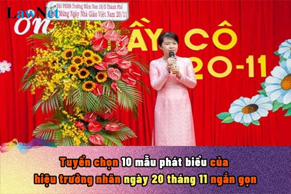 Tuyển chọn 10 mẫu phát biểu của hiệu trưởng nhân ngày 20 tháng 11 ngắn gọn? Chế độ làm việc của giáo viên THPT sẽ như thế nào?