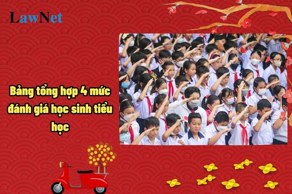 Bảng tổng hợp 4 mức đánh giá học sinh tiểu học mới nhất hiện nay? Đề kiểm tra của học sinh tiểu học có mấy mức độ?