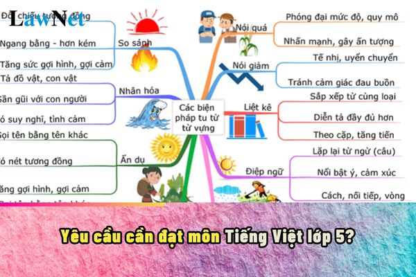 Yêu cầu cần đạt môn Tiếng Việt lớp 5?