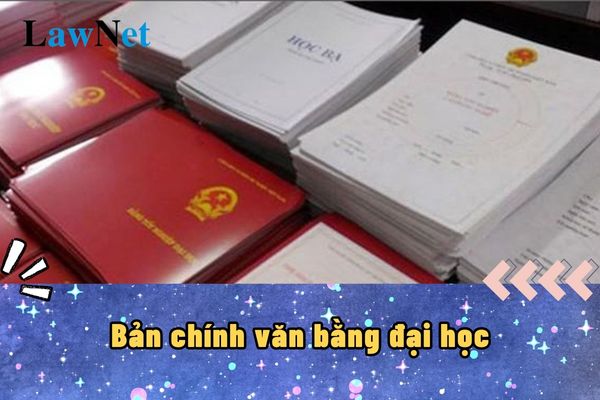 Bản chính văn bằng đại học được cấp mấy lần?