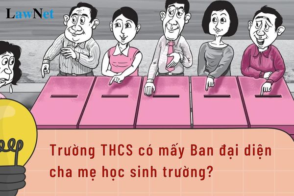 Trường THCS có mấy Ban đại diện cha mẹ học sinh trường?