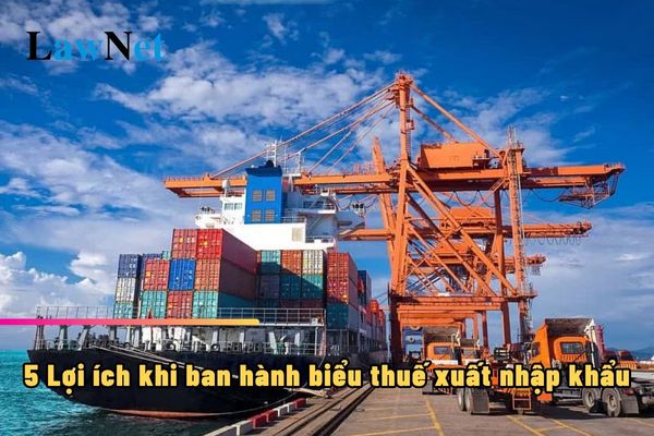 Biểu thuế suất nhập khẩu