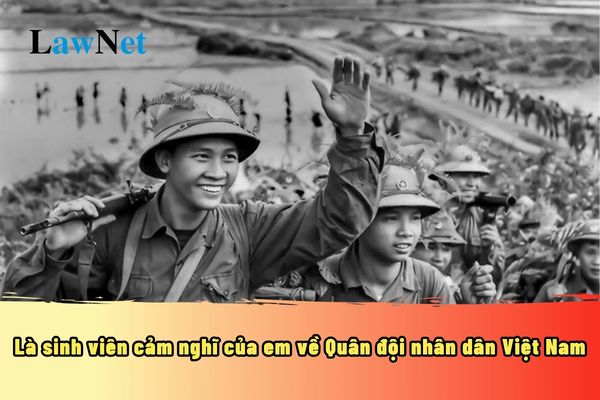 Là sinh viên cảm nghĩ của em về Quân đội nhân dân Việt Nam như thế nào?