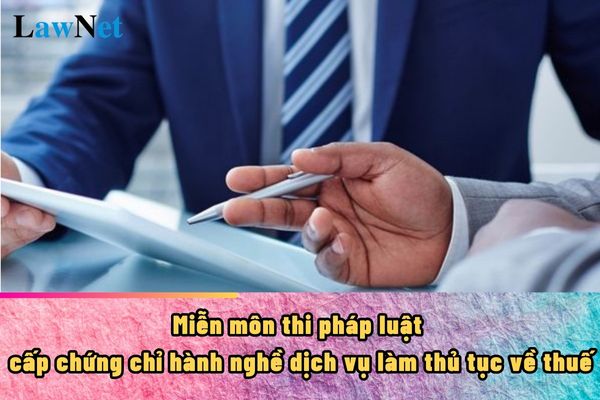 Chứng chỉ hành nghề làm thủ tục về thuế