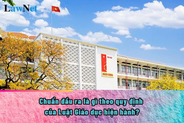 Chuẩn đầu ra là gì theo quy định của Luật Giáo dục hiện hành?