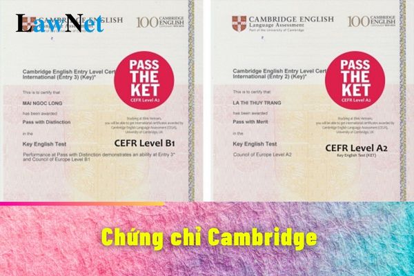 What is the Cambridge Certificate? What is the minimum score required on the Cambridge Certificate to pursue a master's degree?