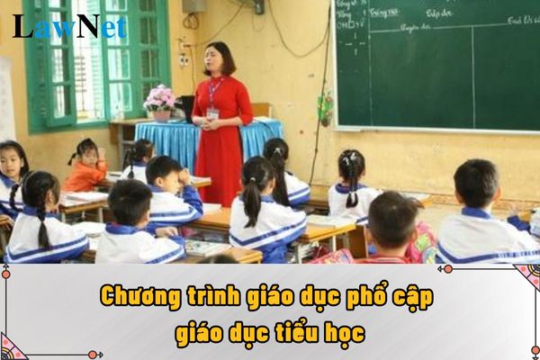 Chương trình giáo dục phổ cập giáo dục tiểu học là gì?