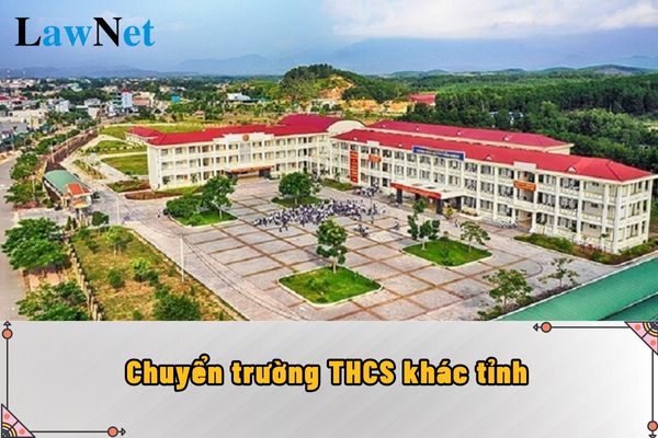 Mẫu đơn xin chuyển trường THCS khác tỉnh mới nhất là mẫu nào?