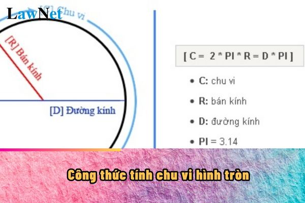 Công thức tính chu vi hình tròn ra sao?