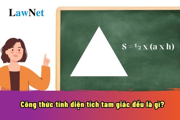 Công thức tính diện tích tam giác đều là gì? Công thức tính diện tích tam giác đều có trong nội dung chương trình lớp mấy?