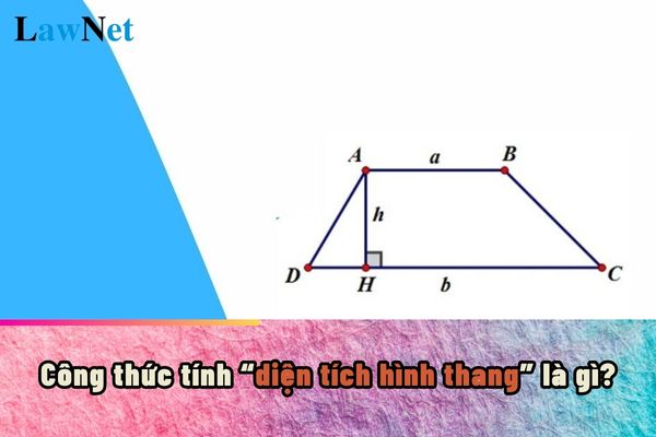 What is the formula for calculating the area of a trapezoid? At what grade level is the formula for calculating the area of a trapezoid taught in the Math subject?