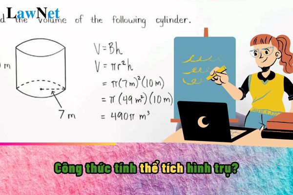 Formula for Calculating the Volume of a Cylinder? What grade is this formula taught in?