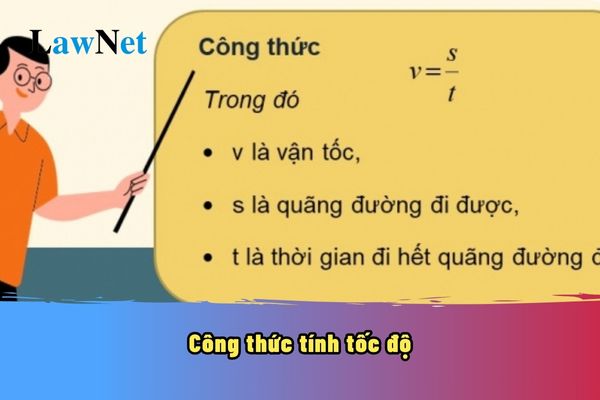 Công thức tính tốc độ lớp 10 là gì? Công thức tính tốc độ được học lớp 10 đúng không?