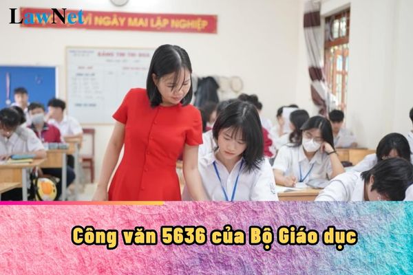 Công văn 5636 của Bộ Giáo dục hướng dẫn về vấn đề gì?