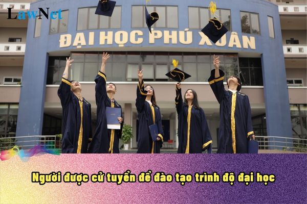 Người được cử tuyển để đào tạo trình độ đại học là gì?