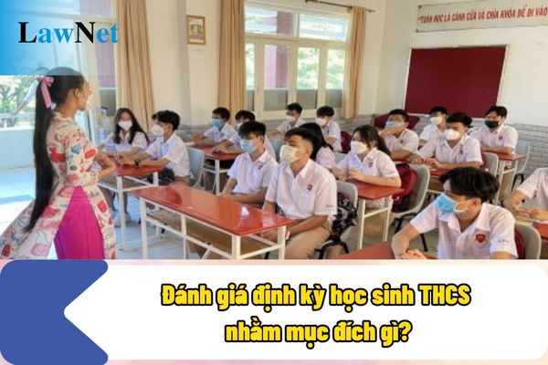 Đánh giá định kỳ học sinh THCS nhằm mục đích gì?