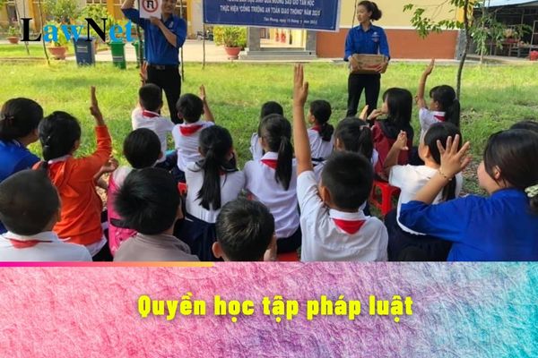 Học sinh có quyền học tập pháp luật hay không?