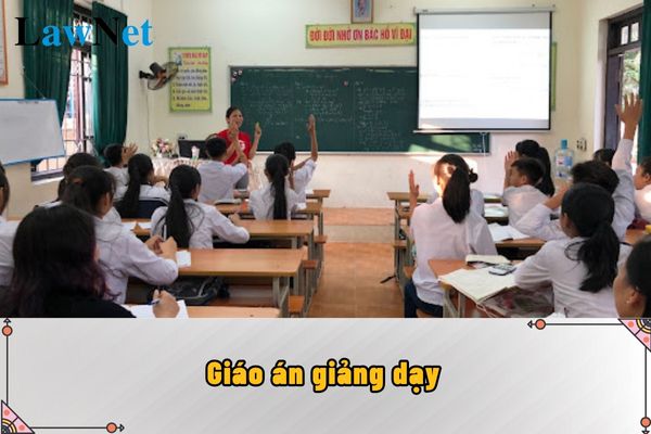 Giáo án giảng dạy của giáo viên trường trung học cơ sở được hiểu như thế nào?