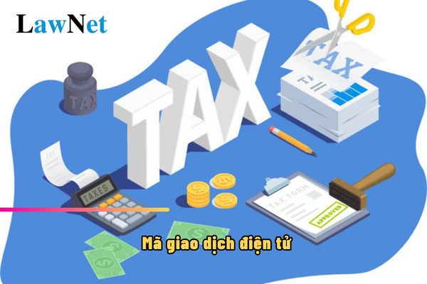 What is the electronic transaction code in electronic tax transactions?