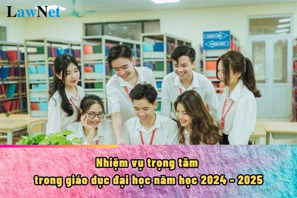 Nhiệm vụ trọng tâm trong giáo dục đại học năm học 2024 - 2025 có ứng dụng công nghệ số và AI hay không?