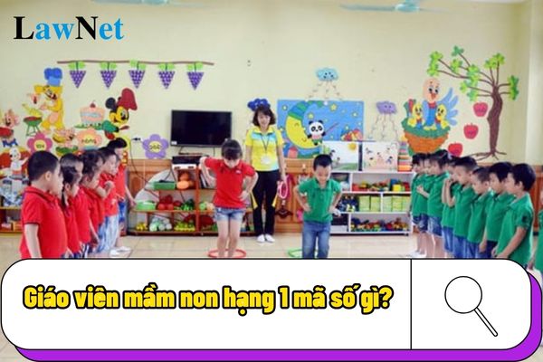 What is the code for Preschool Teacher Rank 1?