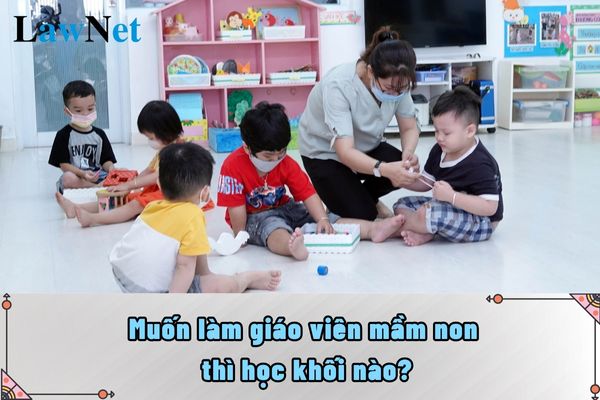 Muốn làm giáo viên mầm non thì học khối nào?