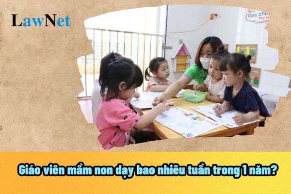 How many weeks a year do preschool teachers teach? What is the formula for calculating overtime pay for preschool teachers?