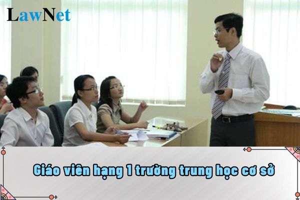 Giáo viên hạng 1 trường trung học cơ sở được cử làm Tổng phụ trách Đội phải bảo đảm tiêu chuẩn gì?