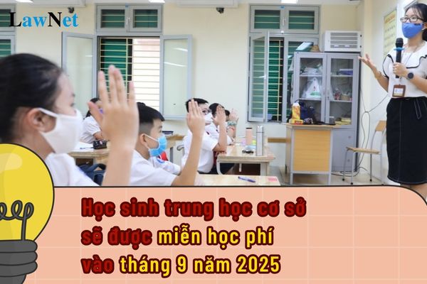 Học sinh trung học cơ sở sẽ được miễn học phí vào tháng 9 năm 2024 đúng không? Hồ sơ xin miễn gồm những gì?