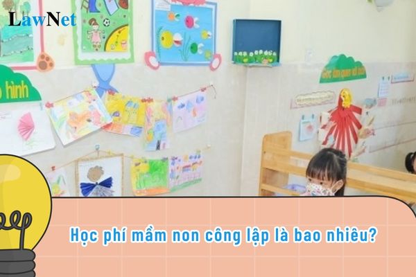 Học phí mầm non công lập là bao nhiêu?