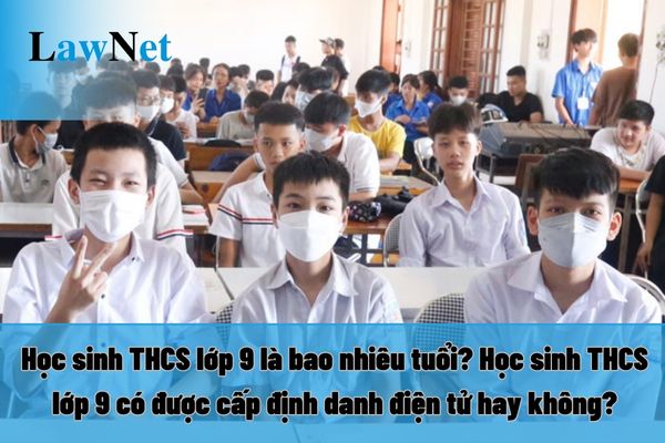 Học sinh THCS lớp 9 là bao nhiêu tuổi? Học sinh THCS lớp 9 có được cấp định danh điện tử hay không?