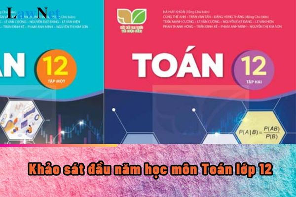 11 đề thi siêu chất lượng khảo sát đầu năm học môn Toán lớp 12?