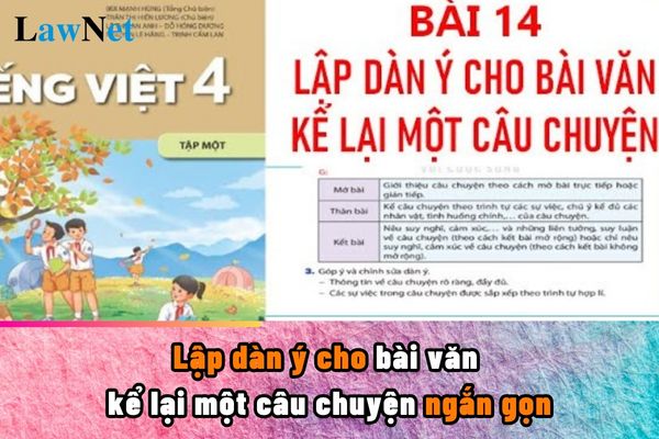 Lập dàn ý cho bài văn kể lại một câu chuyện ngắn gọn? Viết bài văn kể lại một câu chuyện là yêu cầu trong nội dung môn Tiếng Việt lớp mấy?