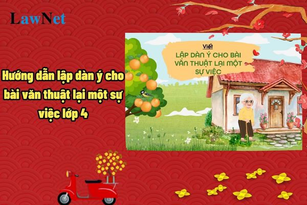 Hướng dẫn lập dàn ý cho bài văn thuật lại một sự việc lớp 4 ngắn gọn dễ hiểu?