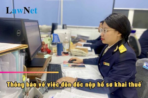 Mẫu 06/TB-TĐT Thông báo về việc đôn đốc nộp hồ sơ khai thuế ra sao?