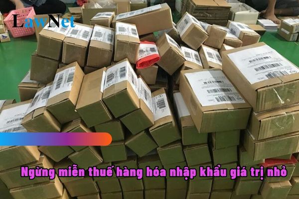 Ngừng miễn thuế hàng hóa nhập khẩu giá trị nhỏ vào năm 2025 đúng không?