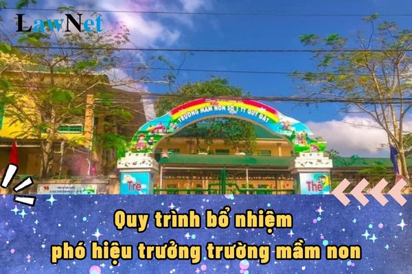 Quy trình bổ nhiệm phó hiệu trưởng trường mầm non công lập?