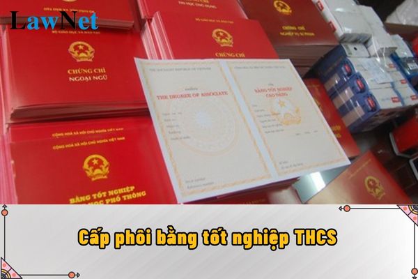 Phôi bằng tốt nghiệp THCS