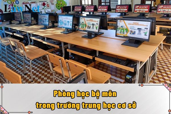 Phòng học bộ môn trong trường trung học cơ sở là gì?