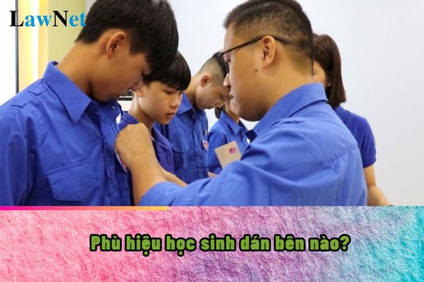 Phù hiệu học sinh dán bên nào? Quy định cụ thể ở đâu?