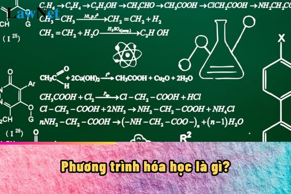 What is a chemical equation? When is it first taught in school?