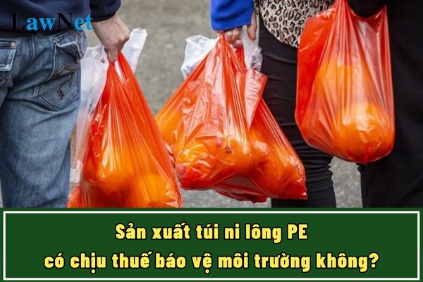 Sản xuất túi ni lông PE có chịu thuế báo vệ môi trường không?