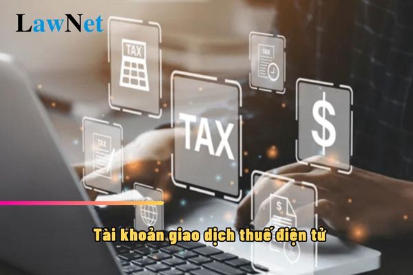 How many sub-accounts can be opened under an electronic tax transaction account?